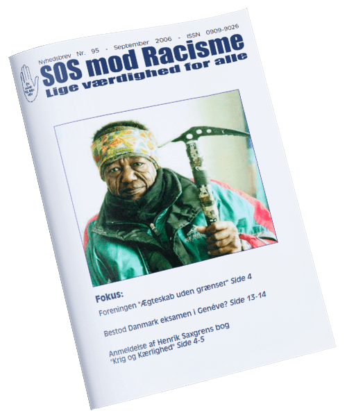 Tidsskriftet SOS Racisme nr. 95